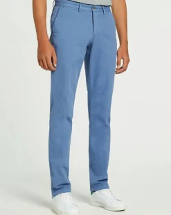 Homme Hackett London Pantalons^Pantalon chino Slim Fit Armure bleu moyen