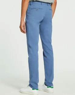 Homme Hackett London Pantalons^Pantalon chino Slim Fit Armure bleu moyen