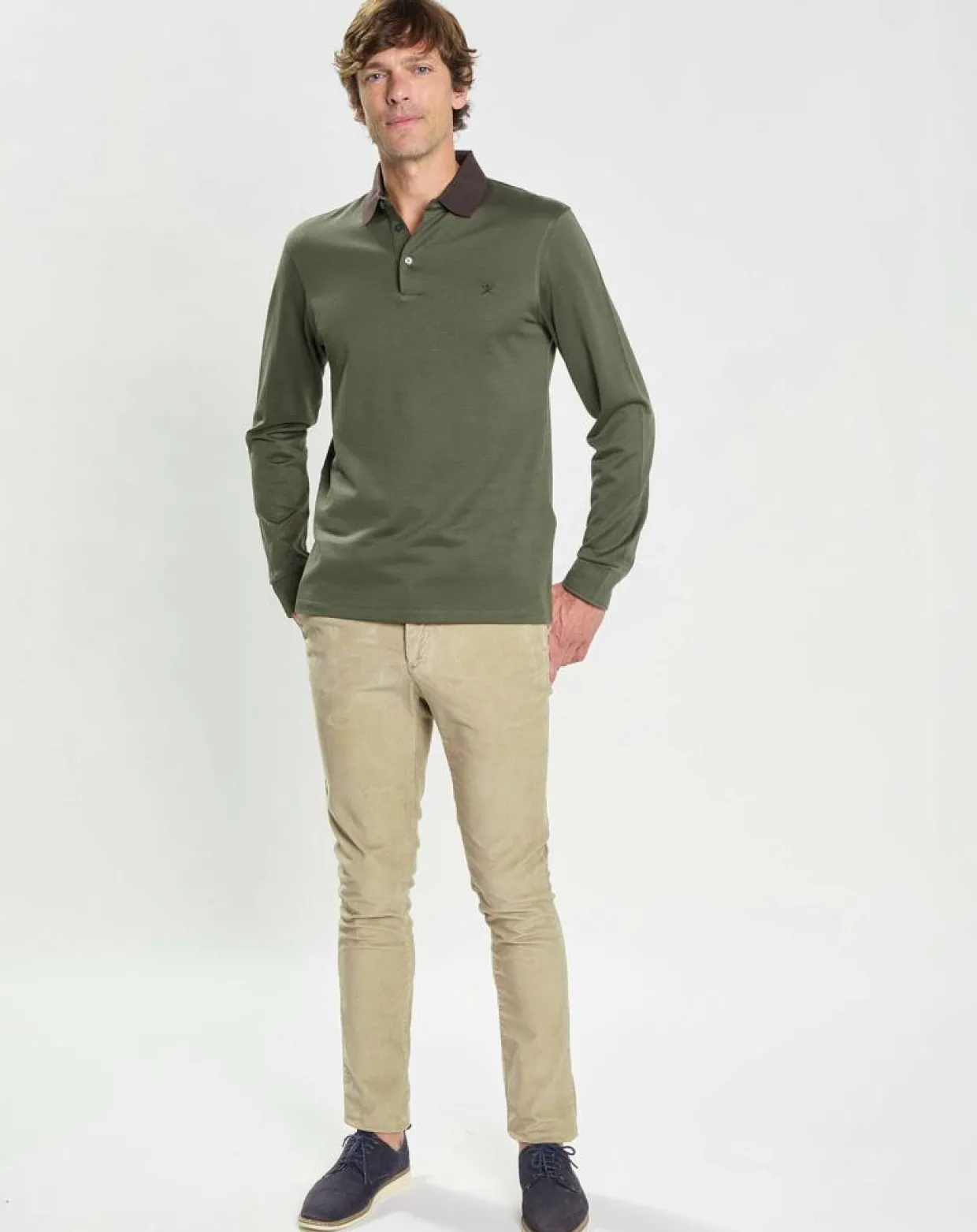 Homme Hackett London Pantalons^Pantalon Chino Slim Fit en Velours côtelé beige