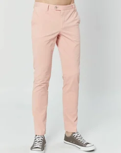 Pantalon Chino Slim Fit Kensington rose clair-Hackett London