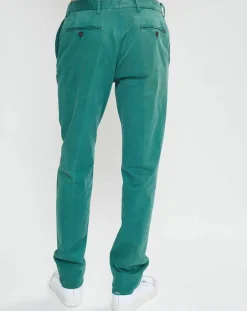Homme Hackett London Pantalons^Pantalon chino Slim Fit Kensington vert