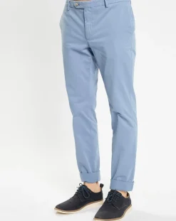 Homme Hackett London Pantalons^Pantalon chino Slim Fit Kensignton bleu clair