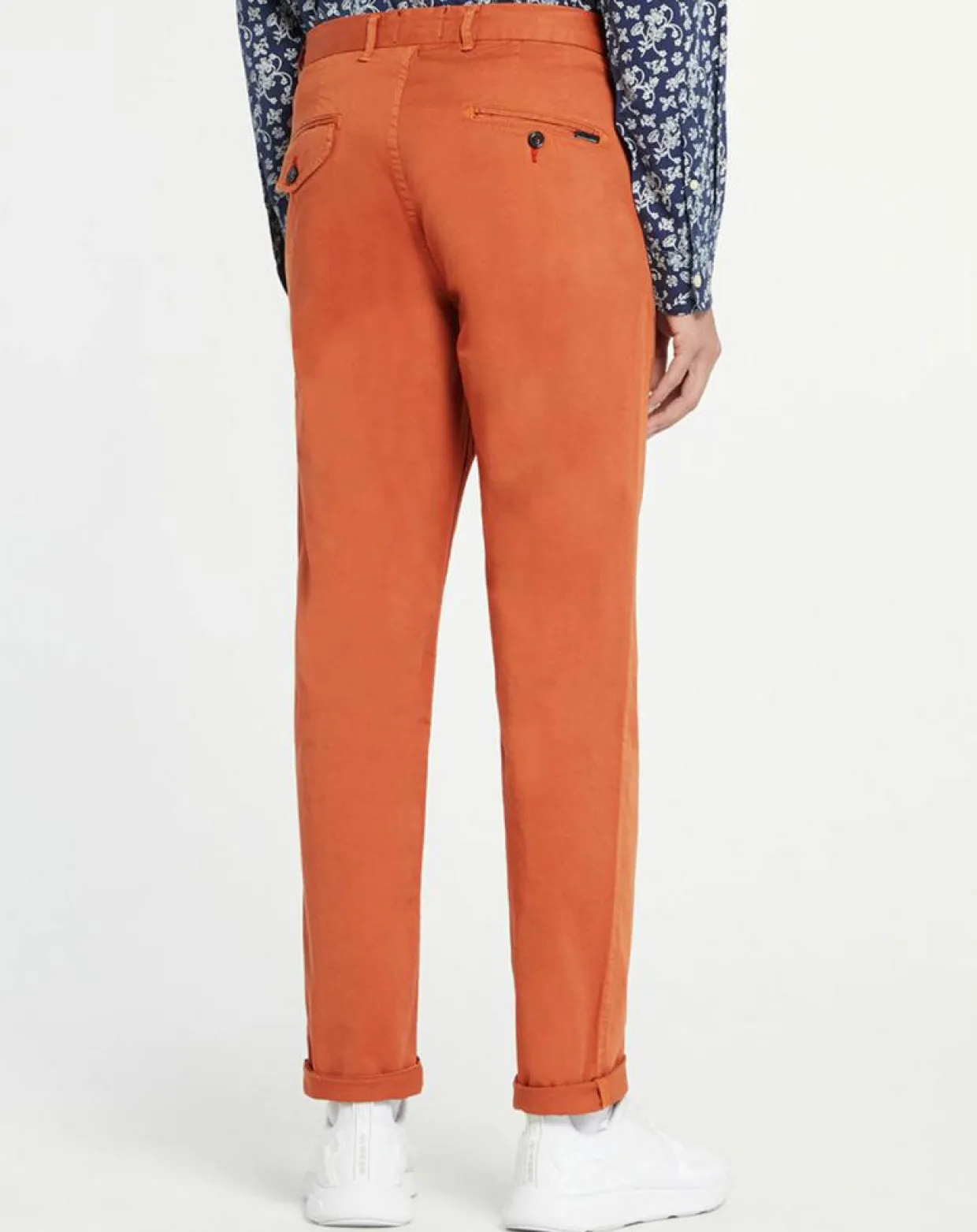 Pantalon chino Slim Fit Stuart Garment Dyed orange-Scotch & Soda Best