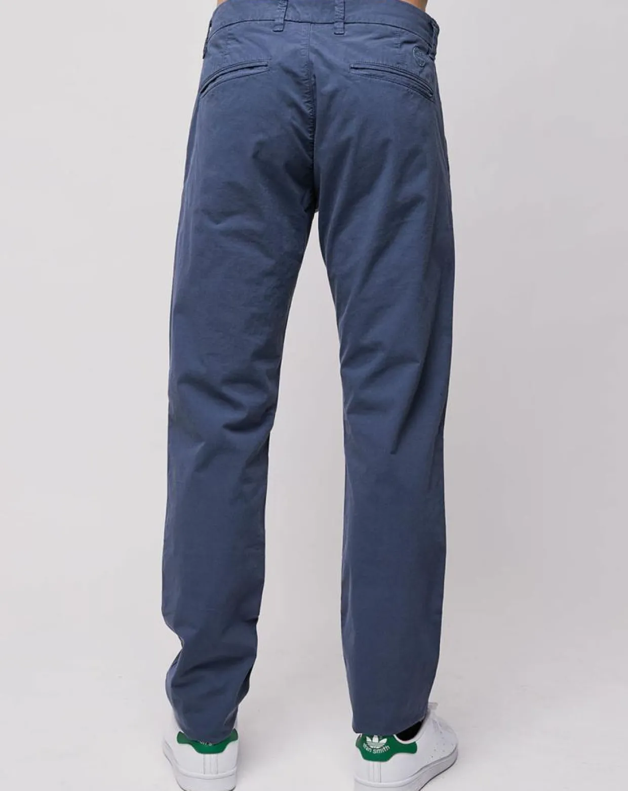 Pantalon chino slim Popplin Stretch bleu vintage-North Sails Discount