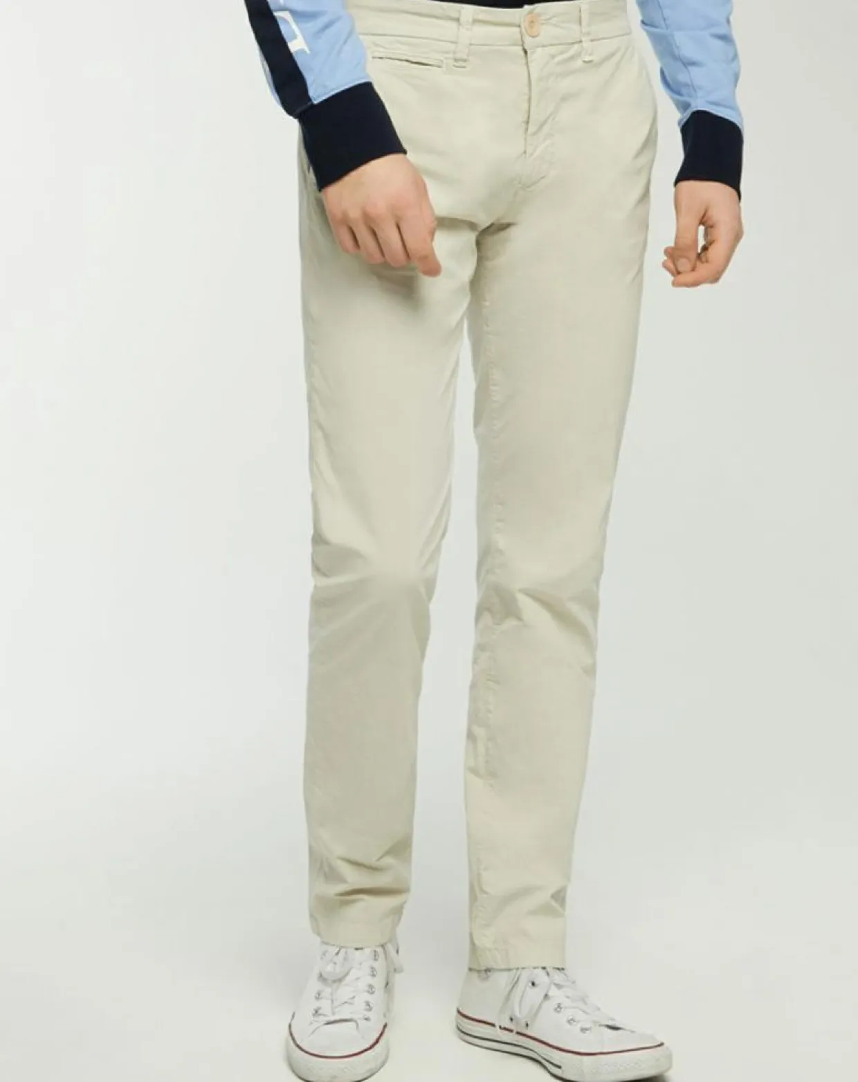 Pantalon chino slim Popplin Stretch beige-North Sails Sale