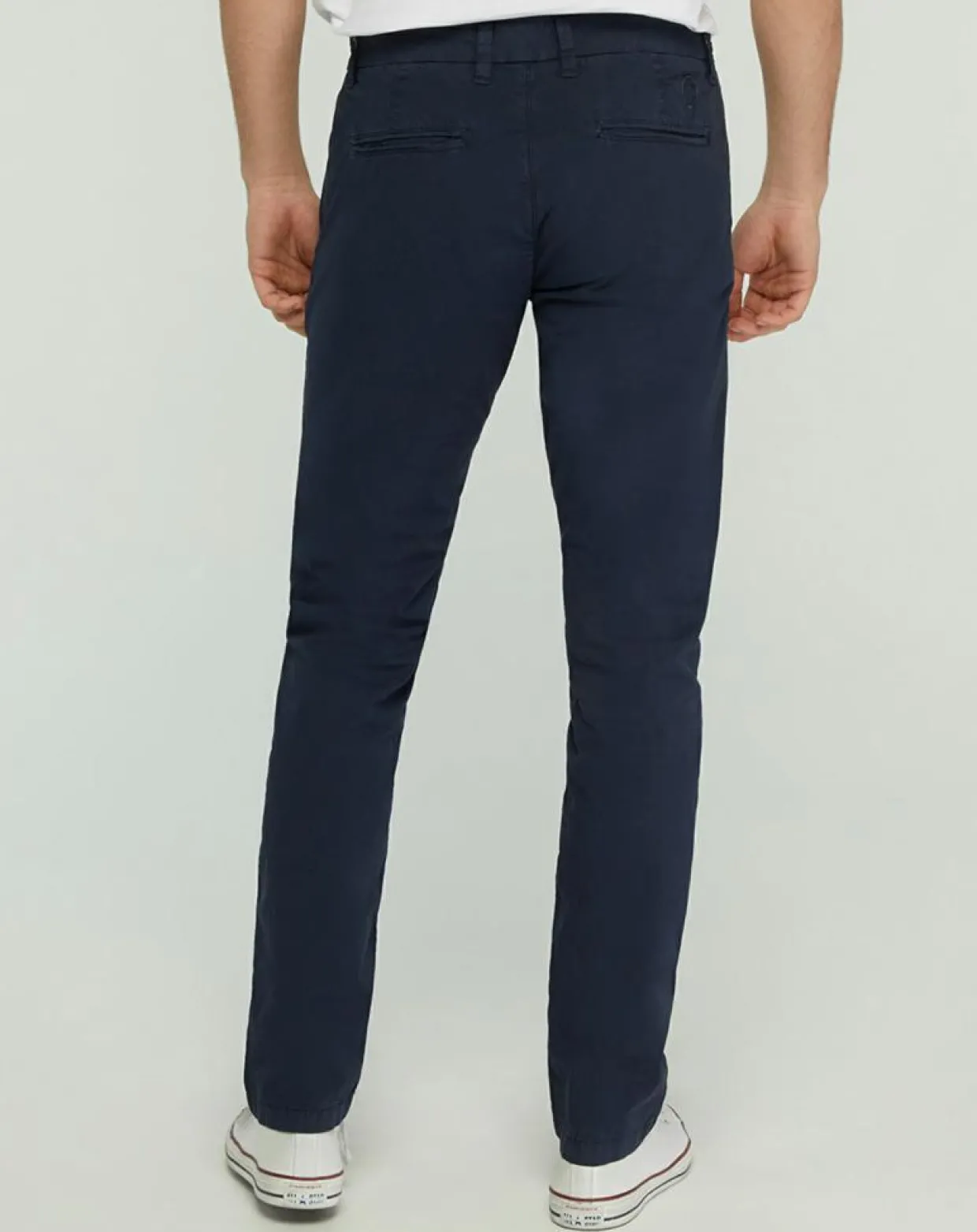 Pantalon chino slim Popplin Stretch bleu marine-North Sails Discount