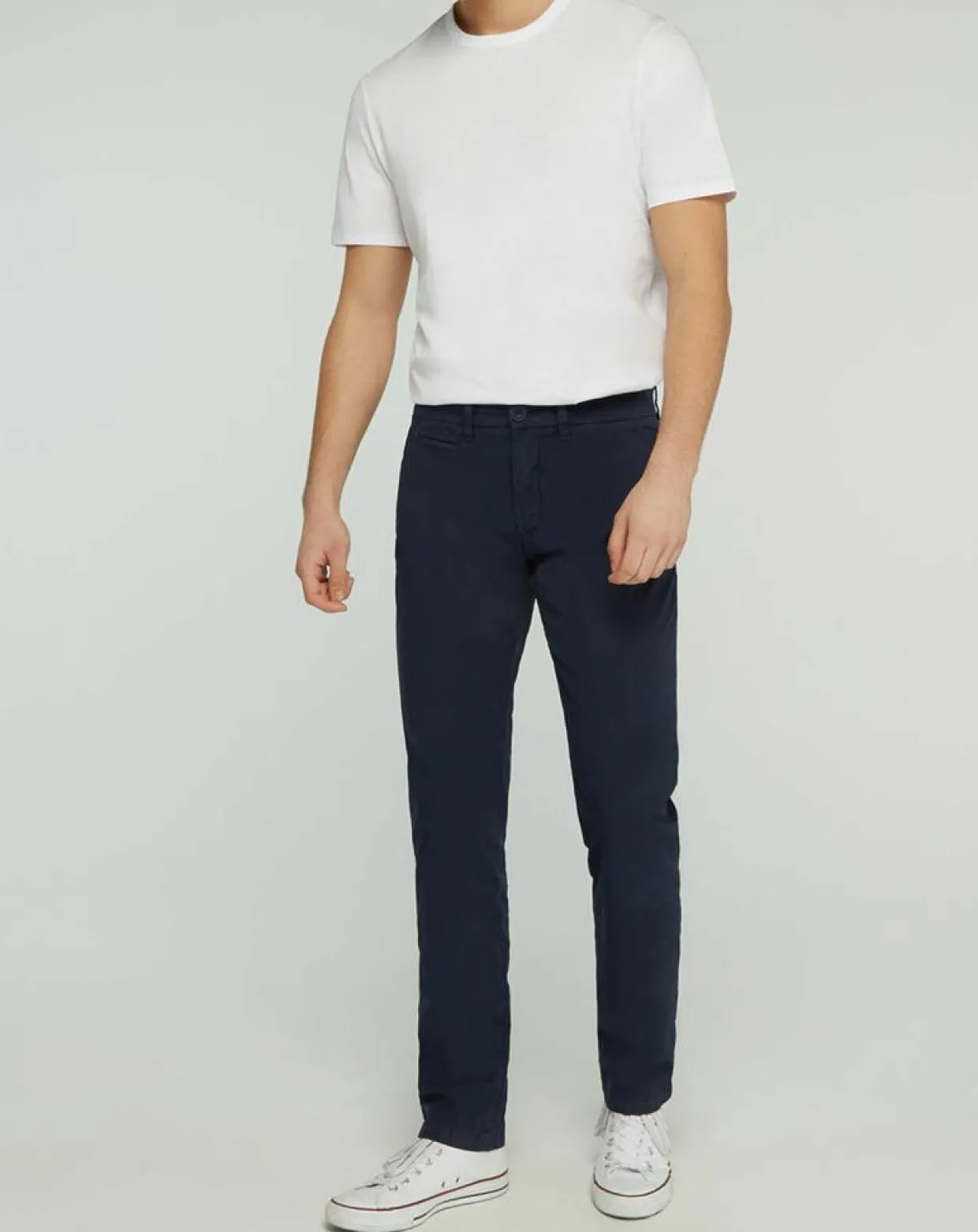 Pantalon chino slim Popplin Stretch bleu marine-North Sails Discount