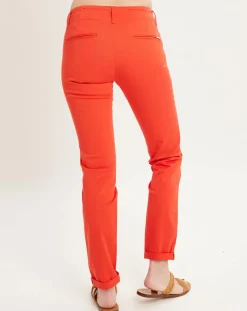 Pantalon Chino slim rouge-Scotch & Soda Best