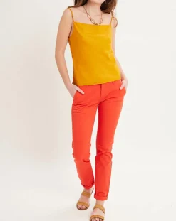 Pantalon Chino slim rouge-Scotch & Soda Best
