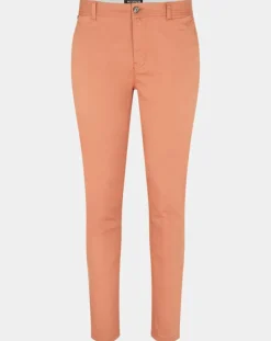 Pantalon Chino Super Slim Fit en Coton Bio mélangé Stretch brique-Scotch & Soda Sale