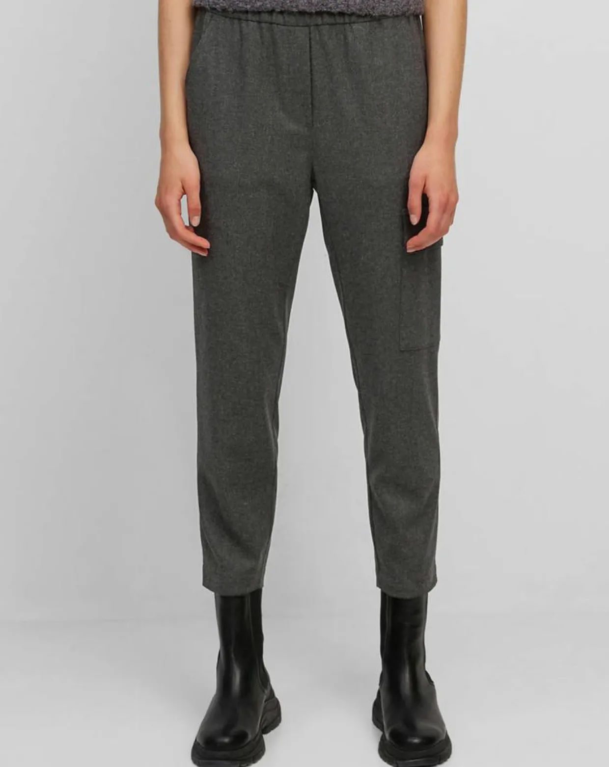 Femme Marc O'Polo Pantalons^Pantalon confortable Traveler gris foncé