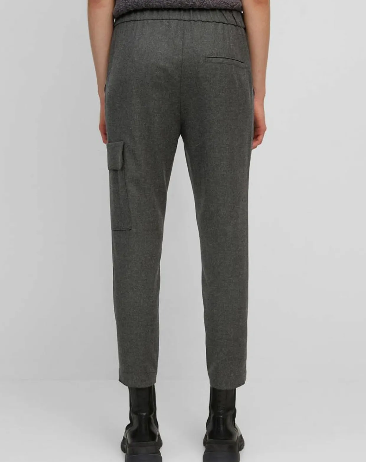 Femme Marc O'Polo Pantalons^Pantalon confortable Traveler gris foncé