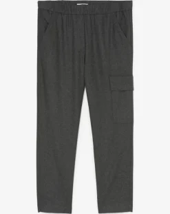 Femme Marc O'Polo Pantalons^Pantalon confortable Traveler gris foncé
