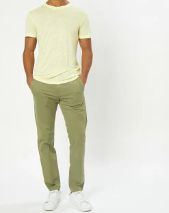 Homme Marc O'Polo Pantalons^Pantalon Coton Bio Stig Tappered Leger kaki clair