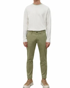 Homme Marc O'Polo Pantalons^Pantalon Coton Bio Stig Tappered Leger kaki clair