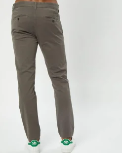 Homme Marc O'Polo Pantalons^Pantalon Coton Bio Stig Tappered Leger gris foncé
