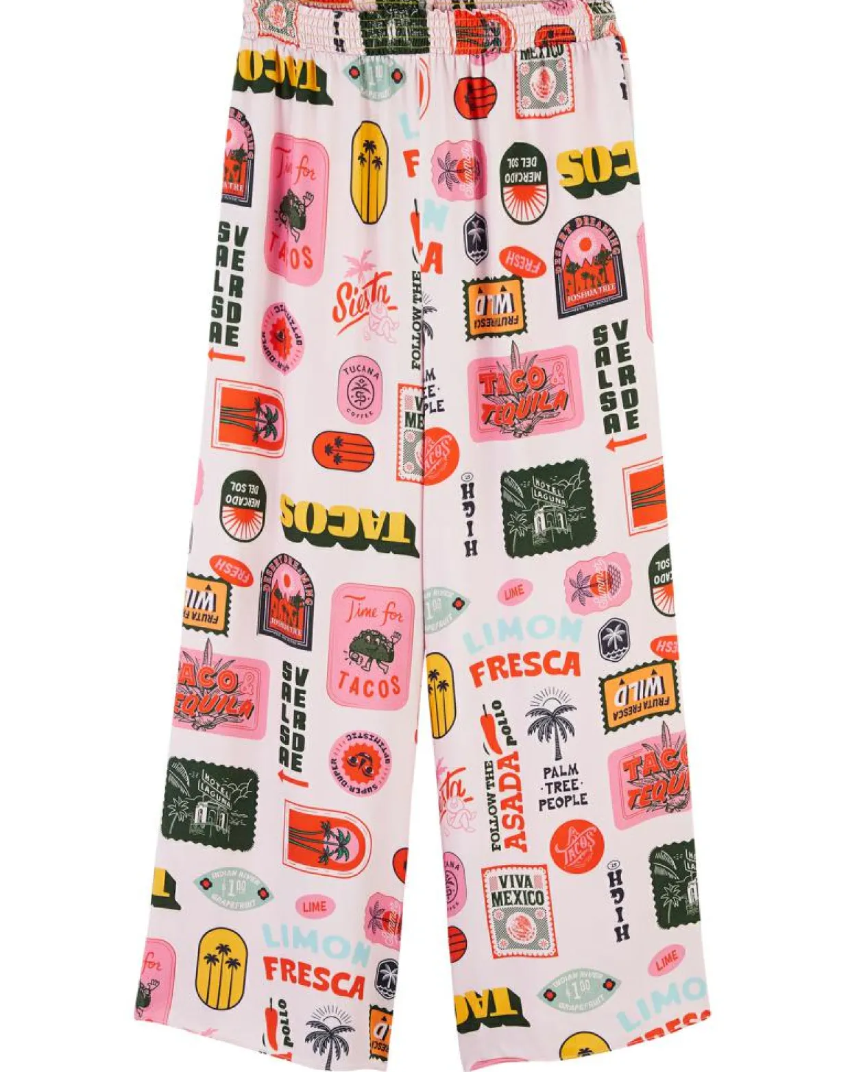 Pantalon Domingo rose-Wild New