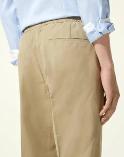 Pantalon droit Kujog beige-Galeries Lafayette Hot