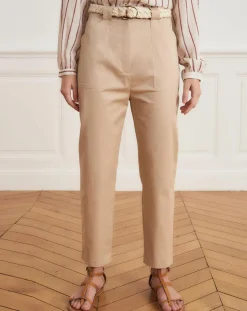 Femme La Petite Francaise Pantalons^Pantalon droit Patrice beige