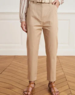 Femme La Petite Francaise Pantalons^Pantalon droit Patrice beige