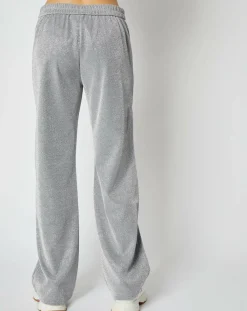 Pantalon Emmie effet pailleté argenté-An'ge Best