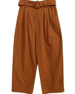 Femme See u Soon Pantalons^Pantalon en Coton & Lin Jeanne brique