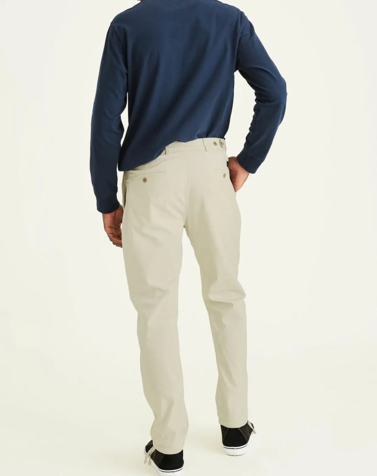 Pantalon en Coton Bio Mobile Icon Tapered beige-Dockers