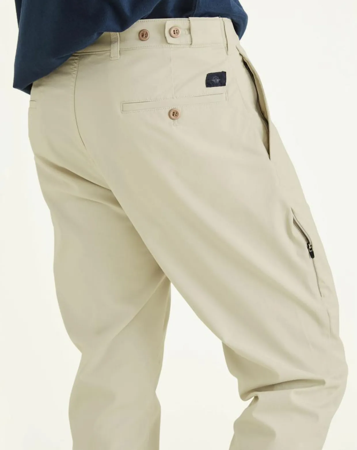 Pantalon en Coton Bio Mobile Icon Tapered beige-Dockers