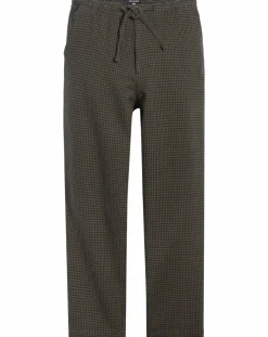 Homme Dockers Pantalons^Pantalon en Coton Bio Pull On imprimé pied-de-poule marron/bleu