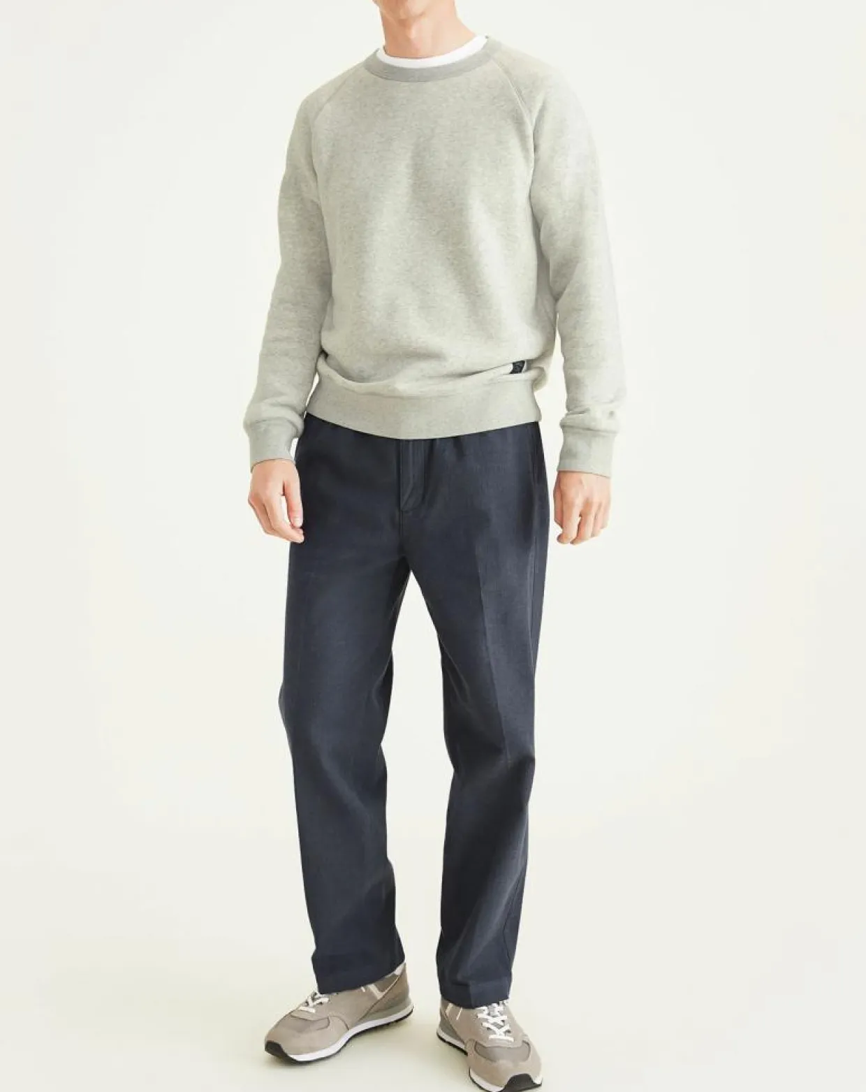 Homme Dockers Pantalons^Pantalon en Coton Bio Pull On Tapered imprimé bleu marine