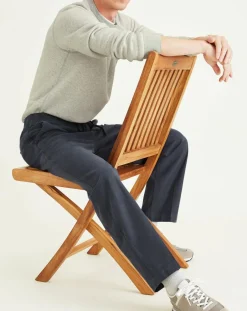 Homme Dockers Pantalons^Pantalon en Coton Bio Pull On Tapered imprimé bleu marine
