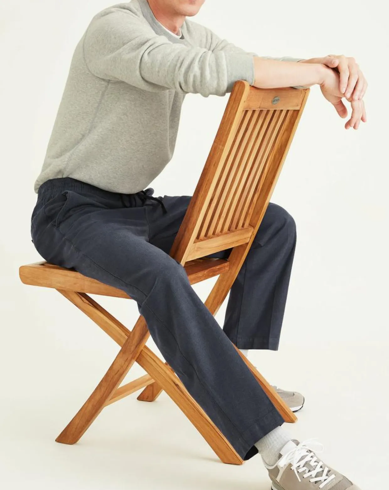 Homme Dockers Pantalons^Pantalon en Coton Bio Pull On Tapered imprimé bleu marine