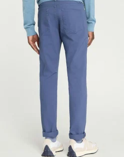 Pantalon en Coton stretch Kuflex bleu vintage-Galeries Lafayette Sale