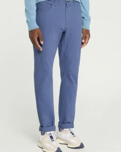 Pantalon en Coton stretch Kuflex bleu vintage-Galeries Lafayette Sale