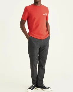 Pantalon en Laine mélangée Alpha Icon Tapered noir-Dockers Outlet