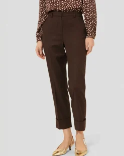 Femme Tara Jarmon Pantalons^Pantalon en Laine mélangée Philippa chocolat