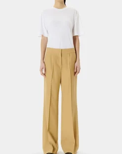 Femme Zapa Pantalons^Pantalon en Laine mélangée Pervenche noisette