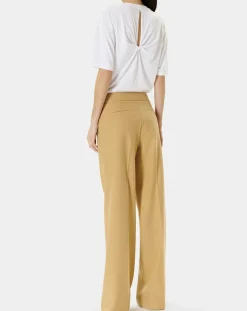 Femme Zapa Pantalons^Pantalon en Laine mélangée Pervenche noisette
