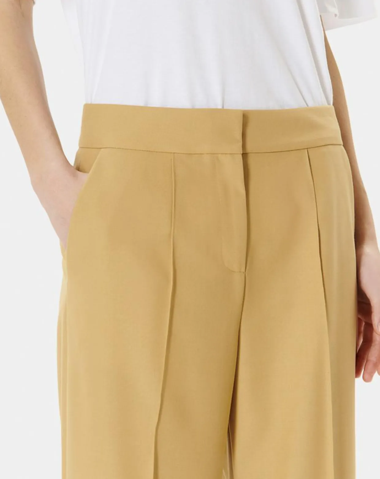 Femme Zapa Pantalons^Pantalon en Laine mélangée Pervenche noisette
