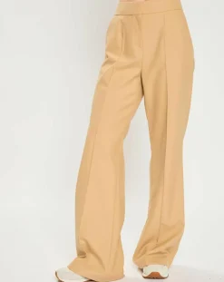 Femme Zapa Pantalons^Pantalon en Laine mélangée Pervenche noisette