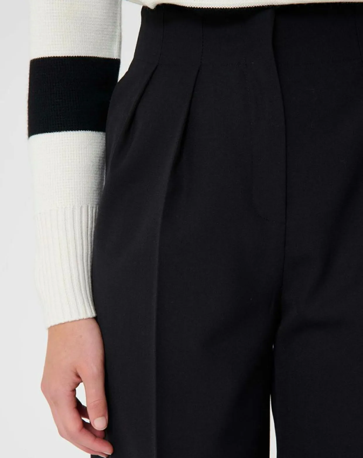 Pantalon en Laine mélangée Parigi noir-Tara Jarmon
