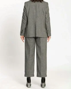 Pantalon en Laine mélangée Emy gris-See u Soon Hot