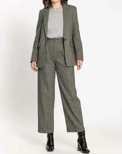 Pantalon en Laine mélangée Emy gris-See u Soon Hot