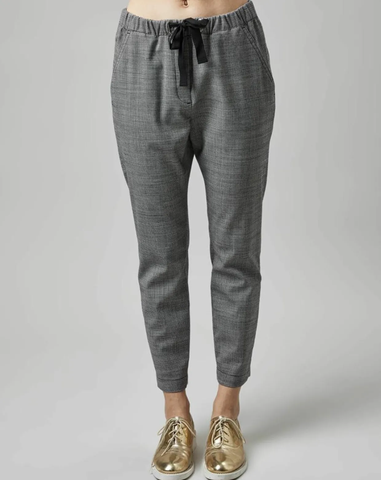 Femme Marc O'Polo Pantalons^Pantalon en Laine mélangée Tapered Rygge gris