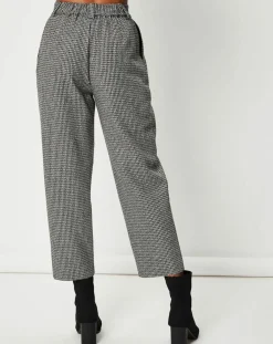 Femme See u Soon Pantalons^Pantalon en Laine mélangée Cassandre marron/noir/blanc