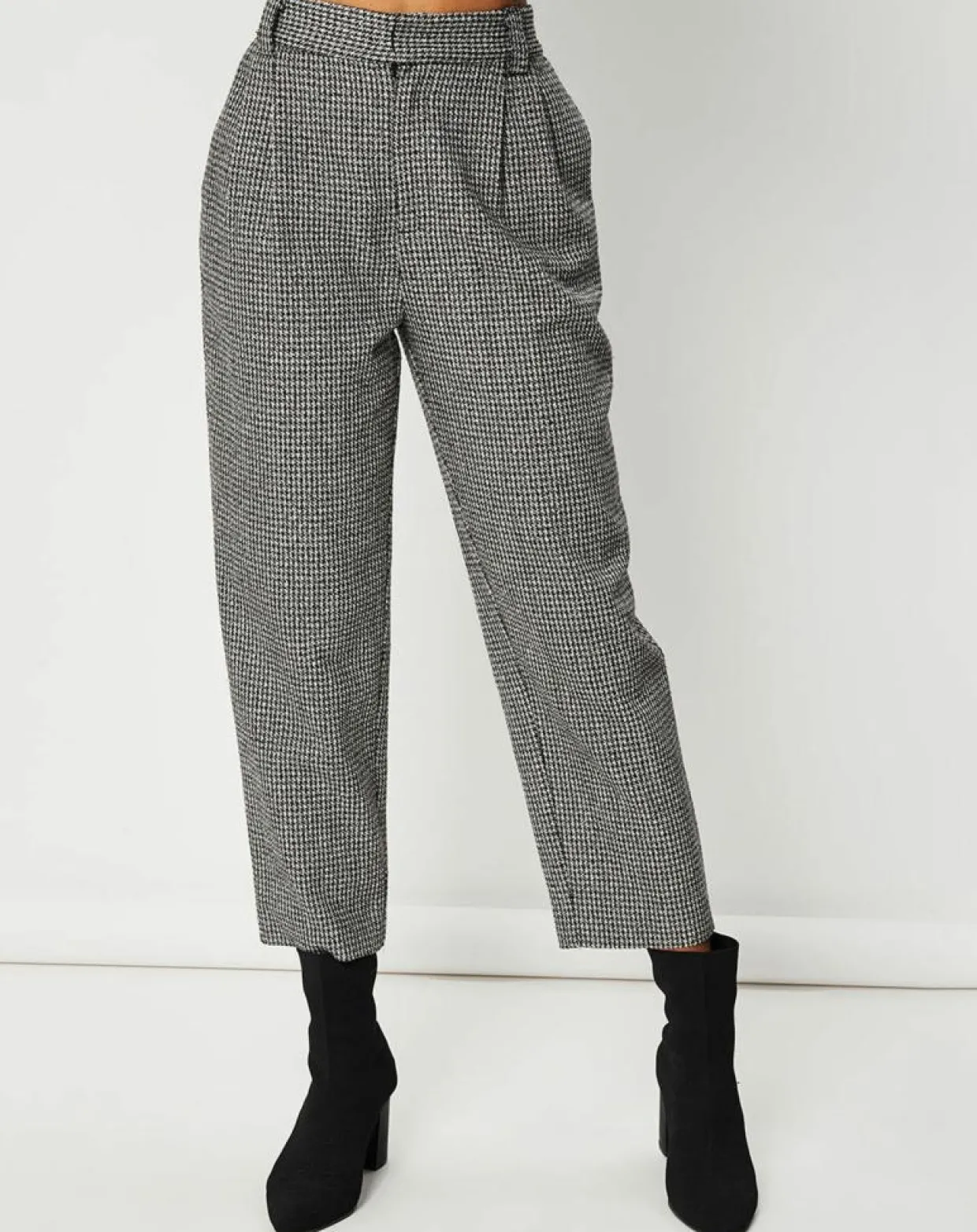 Femme See u Soon Pantalons^Pantalon en Laine mélangée Cassandre marron/noir/blanc