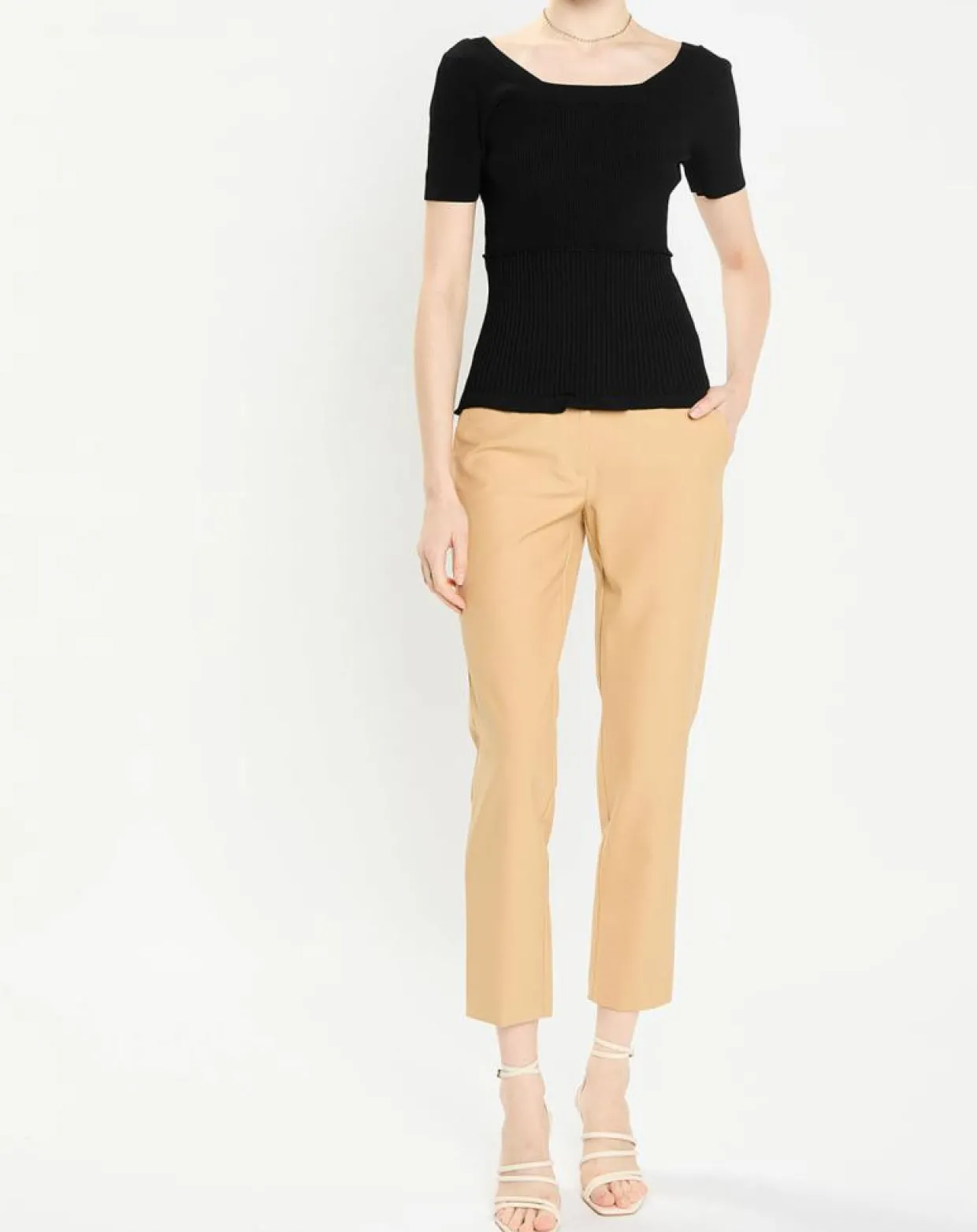 Femme Zapa Pantalons^Pantalon en Laine mélangée Paul noisette