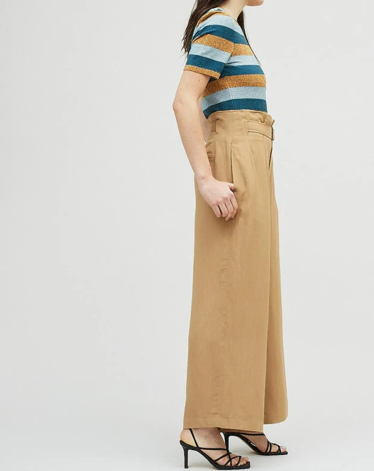 Pantalon en Lin mélangé Raby beige-Chloé Stora Best