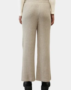 Femme Marc O'Polo Pantalons^Pantalon en maille côtelée beige