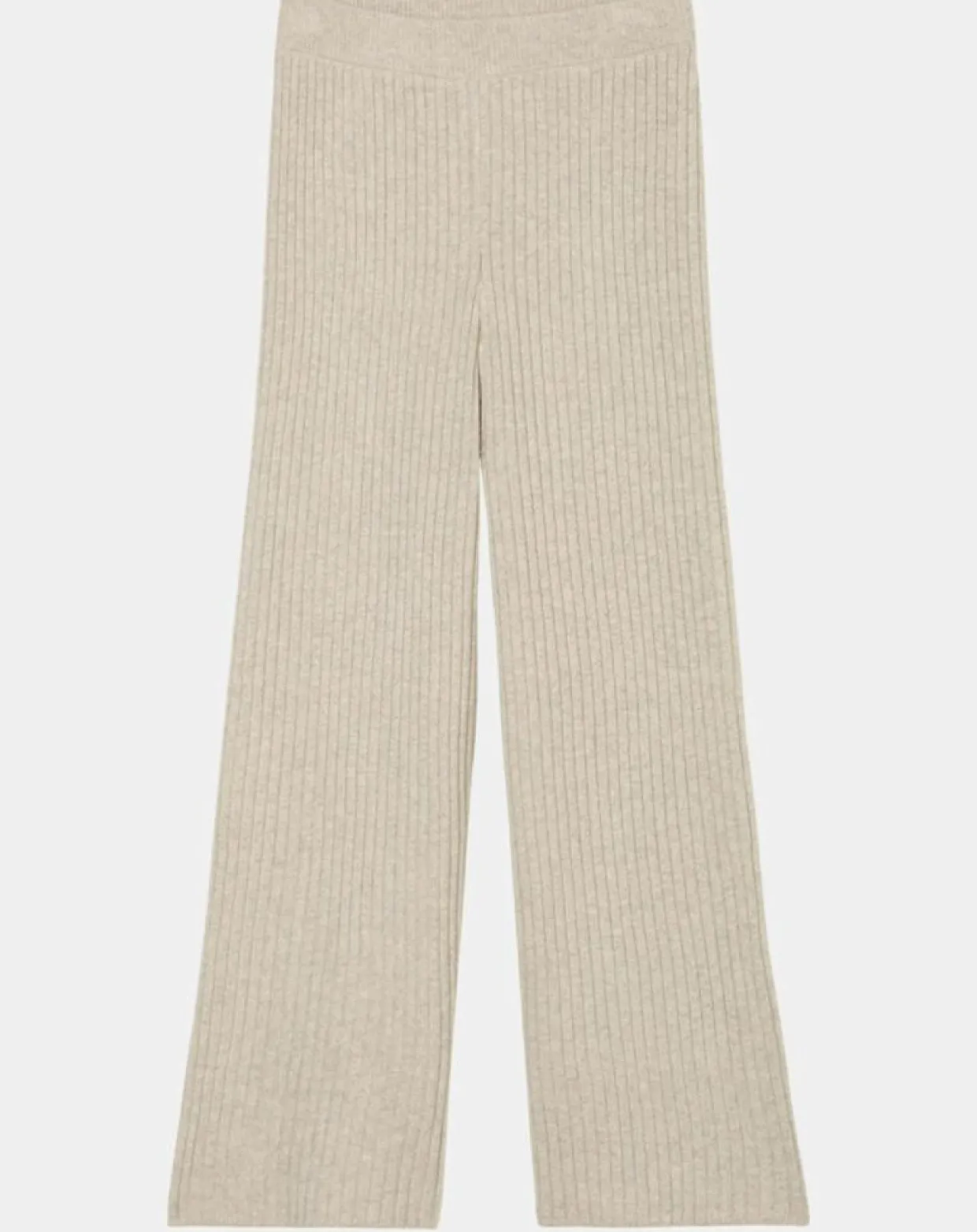Femme Marc O'Polo Pantalons^Pantalon en maille côtelée beige